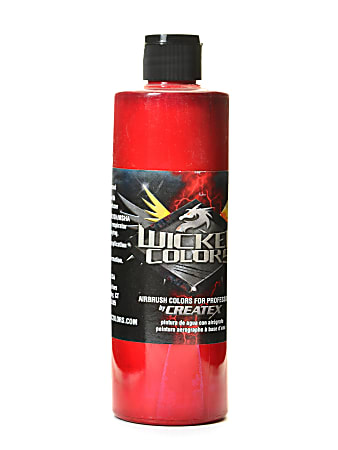 Createx Wicked Colors Airbrush Paint, 16 Oz, Crimson