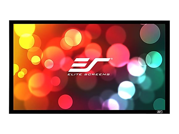 Elite Screens SableFrame 2 Series - Projection screen - wall mountable - 120" (120.1 in) - 16:9 - CineWhite - black