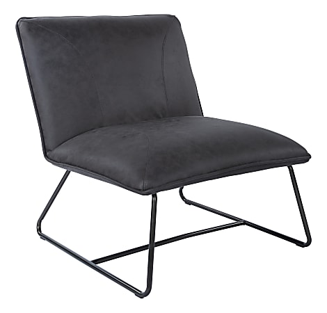 Ave Six Brocton Chair, Charcoal/Gunmetal Gray