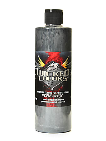 Createx Wicked Colors Airbrush Paint, 16 Oz, Gray