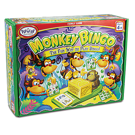 Popular Playthings Monkey Bingo Game, Grades Pre-K-1