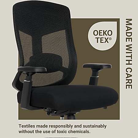 Serta Commercial Eco 2000 Big Tall Ergonomic Mesh High Back Executive Office Chair Black