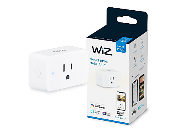 WiZ - Smart plug - wireless - Wi-Fi - white