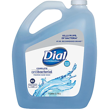 Dial® Professional Foaming Hand Wash, Spring Water Scent, 1 Gal.