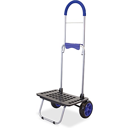 dbest Bigger Mighty Max Dolly - 220 lb Capacity - x 18" Width x 14" Depth x 40" Height - Blue - 1 Each