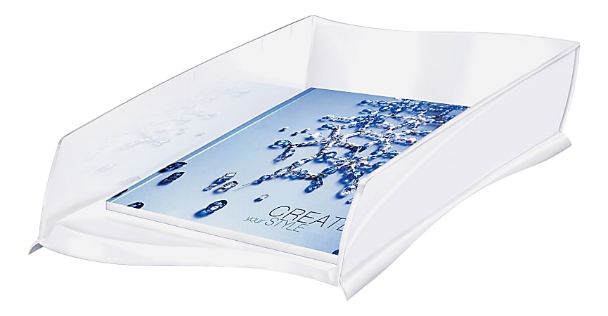 CEP Ellypse Letter Tray, 10-13/16" x ", White