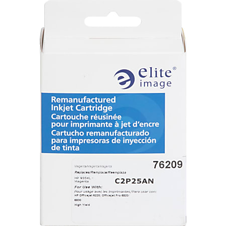 Elite Image Ink Cartridge - Alternative for HP 934XL, 935XL (C2P23AN, C2P24AN, C2P25AN, C2P26AN) - Magenta - Inkjet - High Yield - 825 Pages - 1 Each