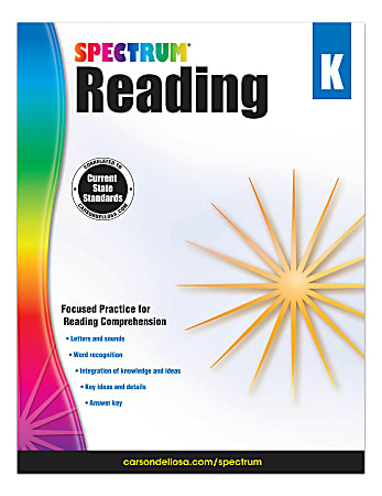 Carson-Dellosa Spectrum Reading Workbook, Kindergarten