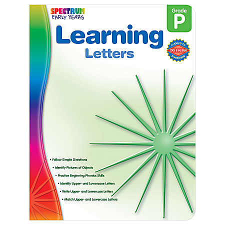 Carson-Dellosa Spectrum Early Years, Learning Letters