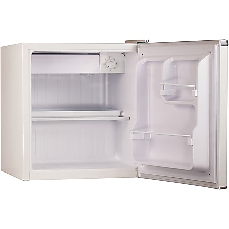 Mini fridge with secret compartment outlet