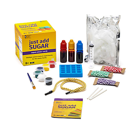Griddly Games Just Add Sugar Science + Art Kit, Multicolor, Grades 3-12