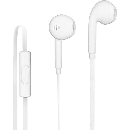 iStore Classic Fit Earbuds (Off White) - Off White - Mini-phone (3.5mm) - Wired - Earbud - 4.33 ft Cable