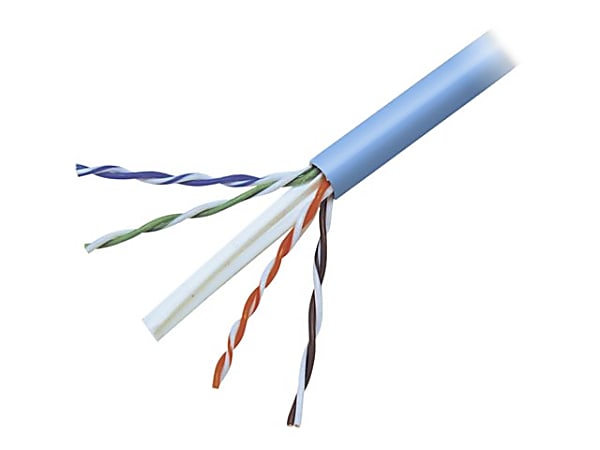 Belkin Cat.6 UTP Network Cable - 1000 ft Category 6 Network Cable for Network Device - Bare Wire - Bare Wire - Blue