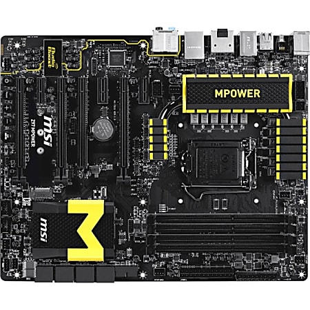 MSI Z97 MPOWER Desktop Motherboard - Intel Z97 Express Chipset - Socket H3 LGA-1150