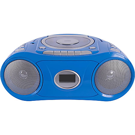 Portable Bluetooth® CD Player With Cassette And FM Radio Boom Box