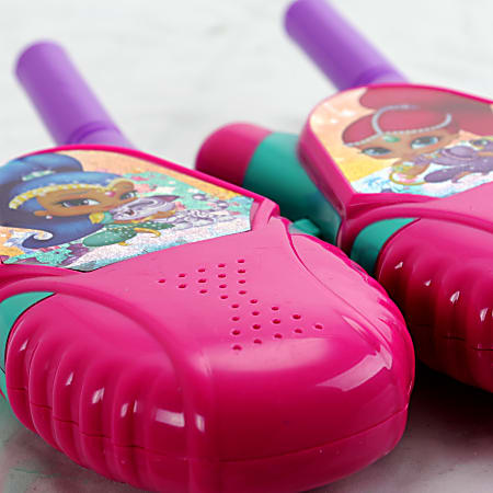 Sakar Shimmer And Shine Walkie Talkies Pink Set Of 2 Walkie