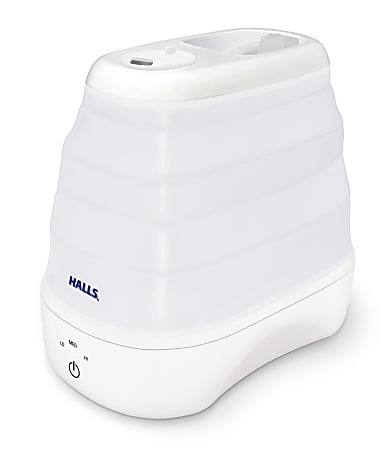 Crane HALLS® Collapsible Cool-Mist Humidifier, 3.5 Liters/1 Gallon, White