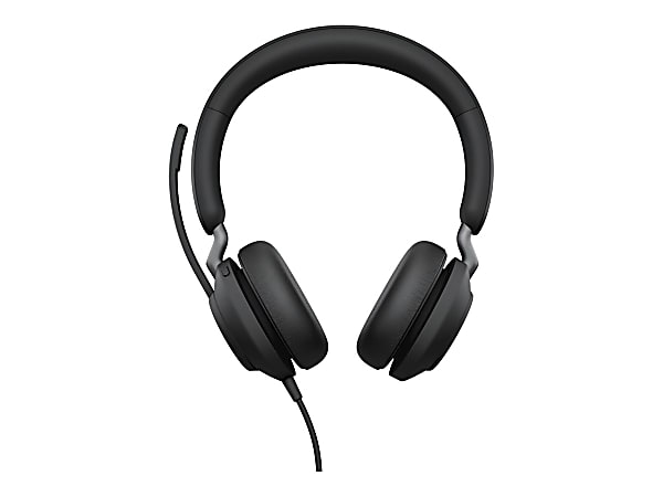 Jabra Evolve2 40 UC Stereo - Headset - on-ear - wired - USB-C - noise isolating