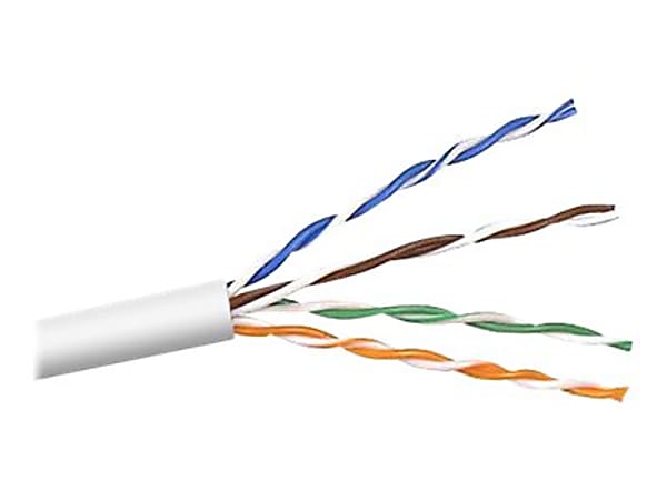 Belkin - Bulk cable - TAA Compliant - 1000 ft - UTP - CAT 5e - plenum, solid - white