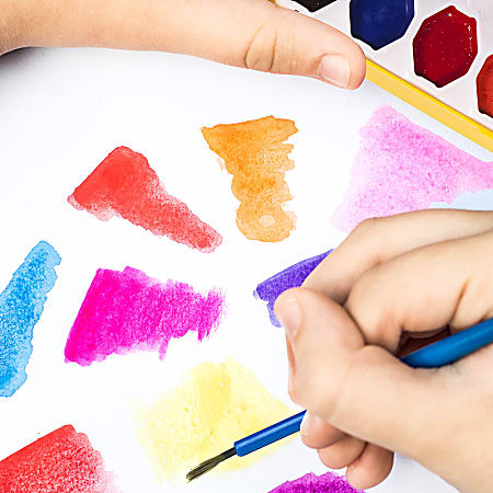 Cra-Z-Art Washable Finger Paints Set, 8 Colors per Set, 2 Sets