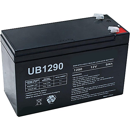 eReplacements Compatible Sealed Lead Acid Battery Replaces APC UB1290, CSB UB1290, UniversalPowerGroup UB1290, UB1290ER