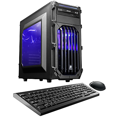 CybertronPC Palladium 1070X Desktop PC Intel Core i7 16GB Memory 1TB Hard Drive Windows 10 GeForce GTX 1070