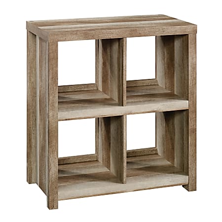 Sauder® Homeplus 33"H 4-Cube Storage Bookcase, Lintel Oak