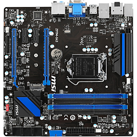 MSI Z97M-G43 Desktop Motherboard - Intel Z97 Express Chipset - Socket H3 LGA-1150