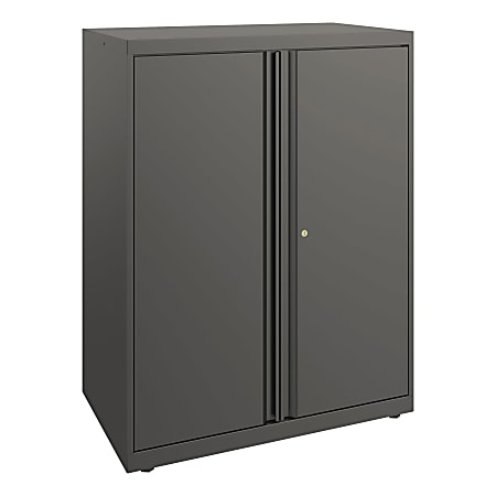 HON® Flagship Metal Modular Storage Cabinet, 39"H, Charcoal