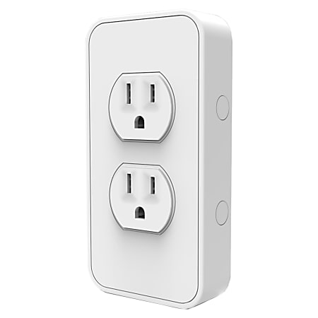 Switchmate Smart Power Outlet, 4-15/16"H x 2-1/2"W x 2"D, White