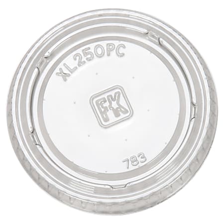 Fabri-Kal® Portion Cup Lids, For 1.5 Oz - 2.5 Oz Cups, Clear, Pack Of 2,500 Lids