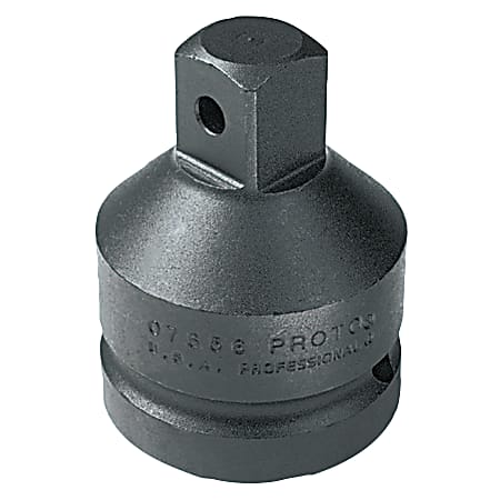 Impact Socket Adapters, 1 in (female square); 3/4 in (male square) drive, 2-7/8 in