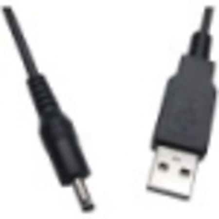 QVS 19Inch USB to 3.5mm Barrel Jack 5 VDC Power Cable