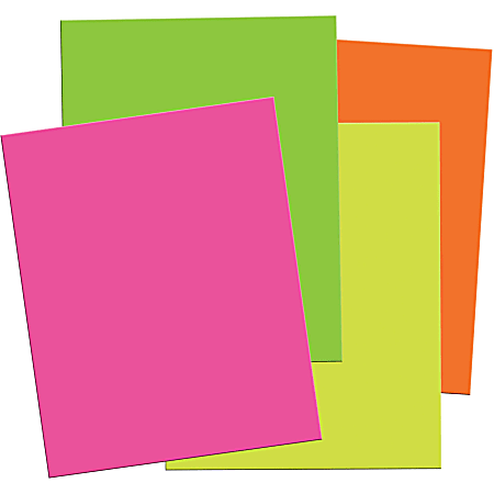 UCreate Neon Foam Board - School, Home, Office, Presentation, Craft, Sign, Display - 30"Height x 20"Width x 187.5 milThickness x 2.50"Length - 12 / Carton - Assorted Neon - Foam