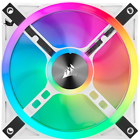 Corsair iCUE QL120 RGB 120mm PWM White Fan Single Pack 1