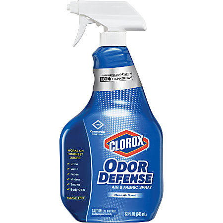 Clorox® Odor Defense Air & Fabric Spray, Clean Air Scent, 32 Oz Bottle