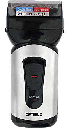 Optimus Curve Rechargeable Double-Blade Wet/Dry Men's Shaver, Black