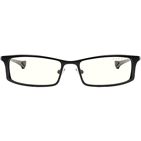 GUNNAR Blue Light Reading Glasses - Phenom, Onyx, Clear Tint, Pwr +1.75 - Onyx Frame/Clear Lens