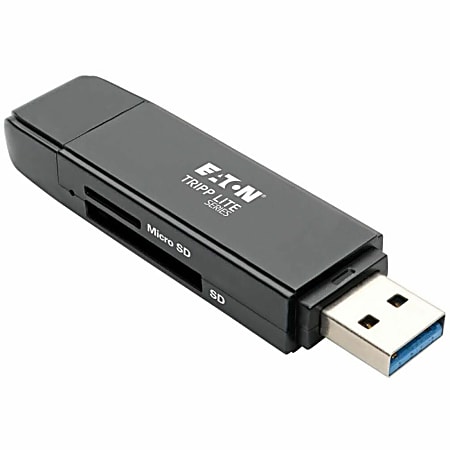Tripp Lite USB-C Memory Card Reader, 2-in-1 USB-A/USB-C