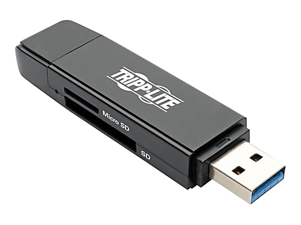 Tripp Lite USB-C Memory Card Reader, 2-in-1 USB-A/USB-C