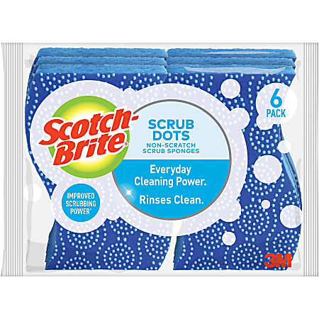 Scotch-Brite Scrub Dots Non-Scratch Sponge - 4.8" Height