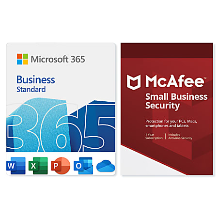 Microsoft 365 Business - McAfee Small Business Security