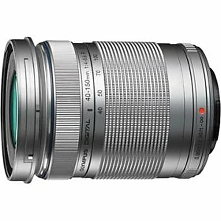 Olympus M.ZUIKO DIGITAL - 40 mm to 150 mm - f/22 - f/5.6 - Telephoto Zoom Lens for Micro Four Thirds - 58 mm Attachment - 0.16x Magnification - 3.8x Optical Zoom - 2.5" Diameter - Silver