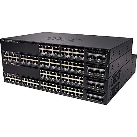 Cisco Catalyst 3650-24PDM-L Layer 3 Switch - 24 Ports - Manageable - Gigabit Ethernet, 10 Gigabit Ethernet - WSC365024PDML