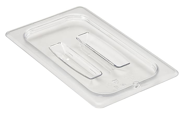 Cambro Camwear 1/4 Food Pan Lids With Handles, Clear, Set Of 6 Lids