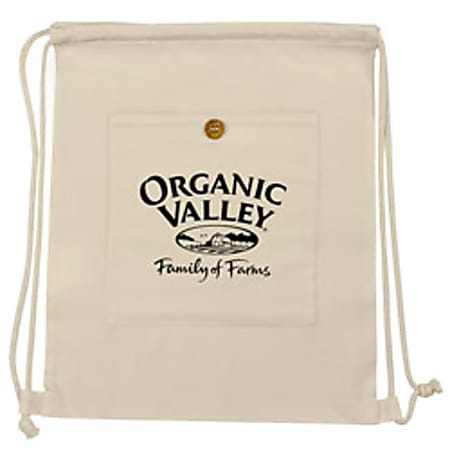 Organic Cotton Drawstring Backpack