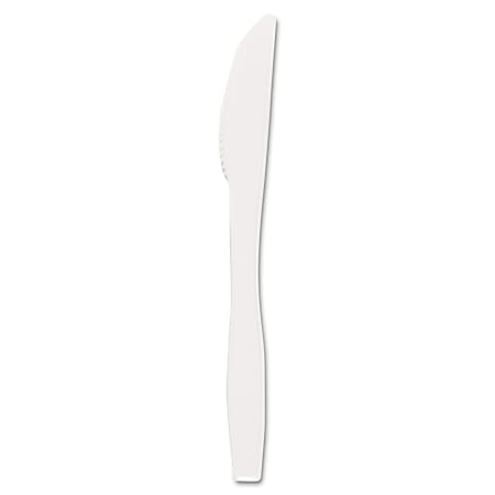 Dart® Style Setter Mediumweight Full-Size Knives, White, Pack Of 1,000 Knives