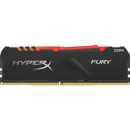 HyperX Fury 8GB DDR4 SDRAM Memory Module For Desktop PC 8 GB x 8GB DDR4 3000PC4 24000 DDR4 SDRAM 3000 MHz 1.35 Unbuffered 288 pin DIMM - Office Depot