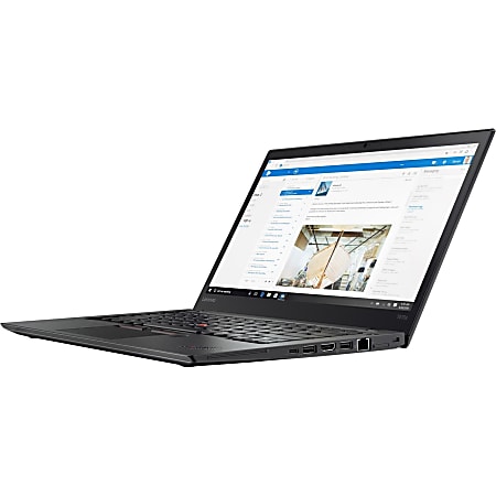Lenovo® ThinkPad® T470s Laptop, 14" Screen, 7th Gen Intel® Core™ i5, 8GB Memory, 256GB Solid State Drive, Windows® 10 Professional
