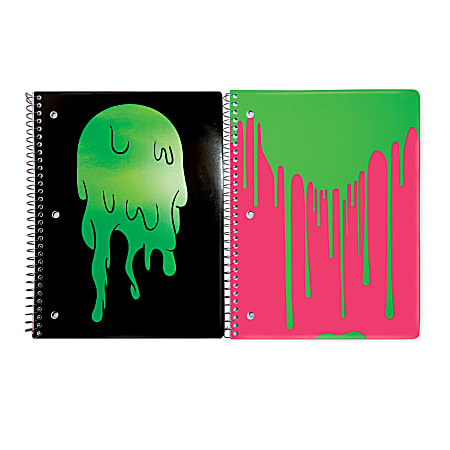 Nickelodeon Slime Notebook, 8 1/2" x 11", College Ruled,160 Pages (80 Sheets), Multicolor